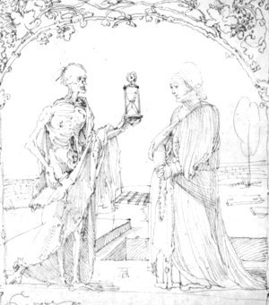 Albrecht Durer - Death and wife