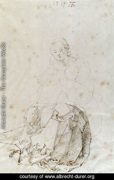 Albrecht Durer - Sitting Mary with child