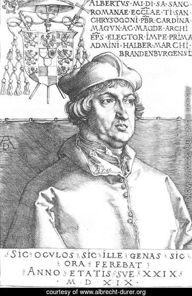 Cardinal Albrecht of Brandenburg (The Small Cardina)