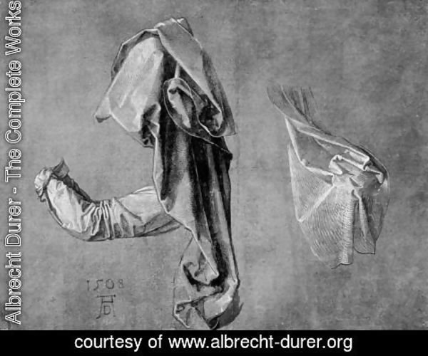 Albrecht Durer - Garment studies