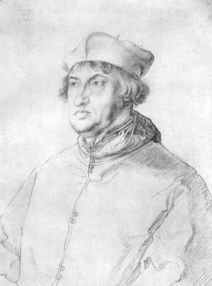 Albrecht Durer - Portrait of Cardinal Albrecht of Brandenburg