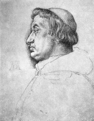 Albrecht Durer - Portrait of Cardinal Albrecht of Brandenburg 2