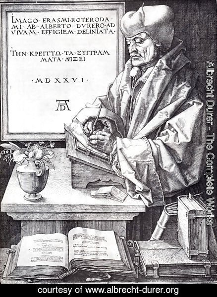 Albrecht Durer - Erasmus Of Rotterdam