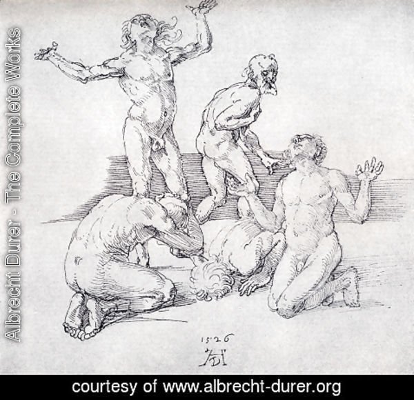 Albrecht Durer - Five Male Nudes