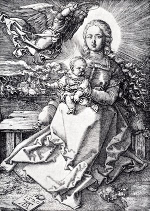Albrecht Durer - Madonna Crowned By An Angel
