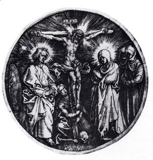 Albrecht Durer - Crucifixion (Round)