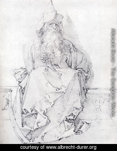 Albrecht Durer - Seated Prophet