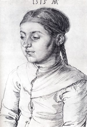 Albrecht Durer - Portrait Of A Girl