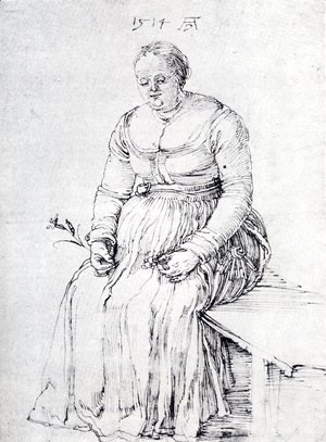 Albrecht Durer - Seated Woman