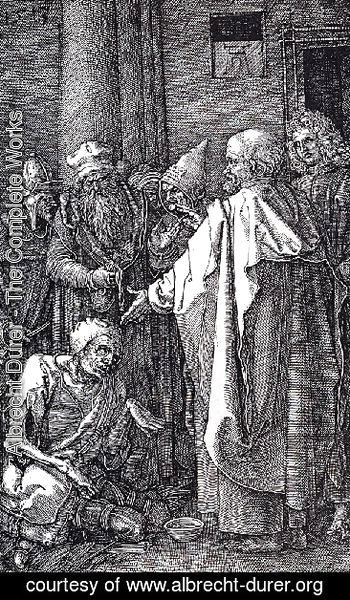 Albrecht Durer - St  Peter And St  John Healing The Cripple