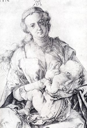 Albrecht Durer - The Virgin Nursing The Child