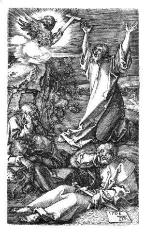 Albrecht Durer - Agony In The Garden (Engraved Passion)