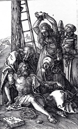 Albrecht Durer - Lamentation Over Christ (Engraved Passion)