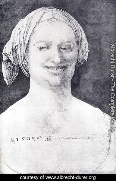 Albrecht Durer - Laughing Peasant Woman