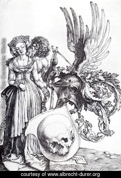 Albrecht Durer - Coat Of Arms With A Skull