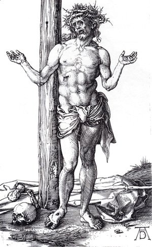 Albrecht Durer - Man Of Sorrows With Hands Raised