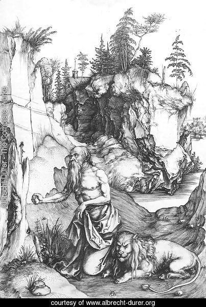 St  Jerome Penitent In The Wilderness