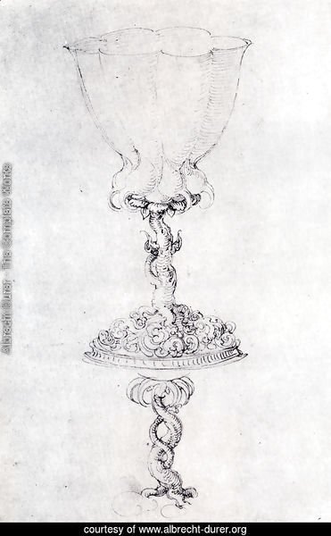 Design For A Goblet  With A Variant Of The Base