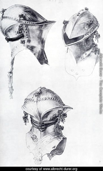 Side  Front  And Back View Of A Helmet