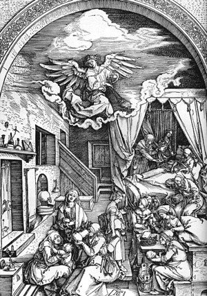 Albrecht Durer - Birth Of The Virgin