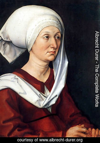Albrecht Durer - Portrait Of Barbara Durer