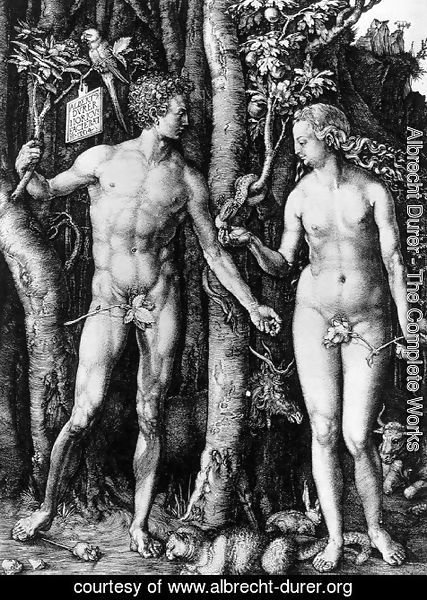 Albrecht Durer - Adam and Eve (The Fall of Man)